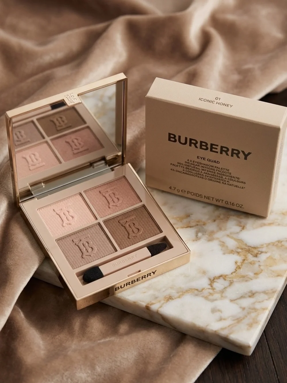 Burberry Eye Quad Palette — 01 Iconic Honey